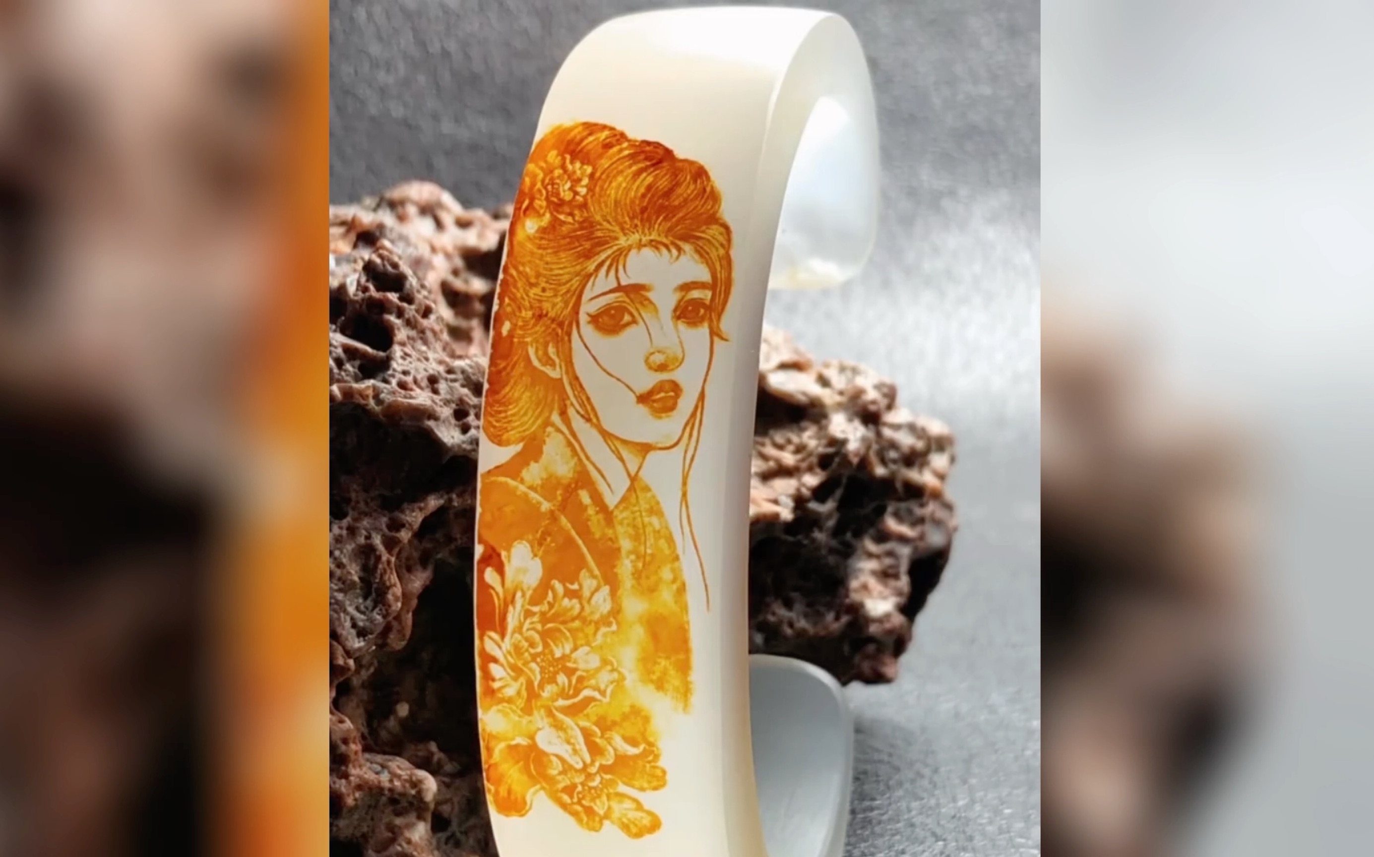 女尊之风，小侍的木势古风佩戴文化-第3张图片